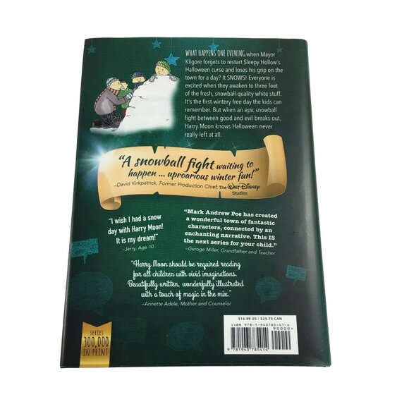 HARRY MOON SNOW DAY BOOK BY MARK ANDREW POE HARDCOVER - Picture 7 of 7